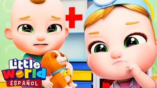 Llevamos al Veterinario A Nuetsra Mascota | 🎤 Canciones Infantiles 🎶 Little World En Español 👶🏻s