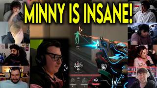 Valorant Streamers React To M8 Minny Insane 3K Against Navi In Vct
