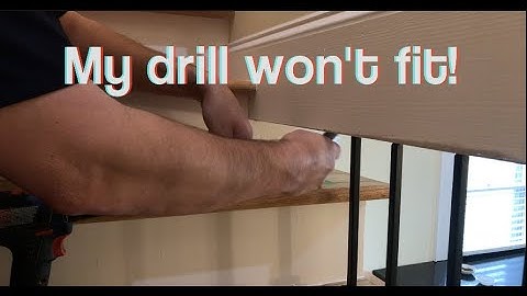 Drilling in a very tight space