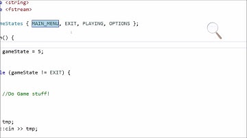 C++/Game Tutorial 38: Game States, enums, enum Classes!