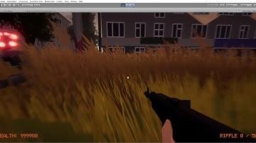 Game in Unity, shooter test
