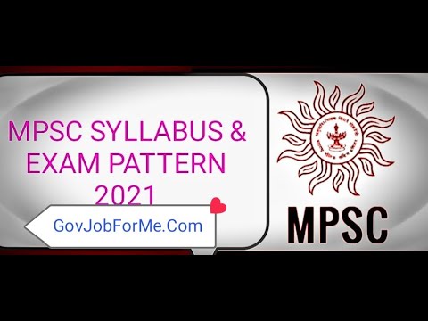 MPSC SYLLABUS AND EXAM PATTERN MARATHI PDF DOWNLOAD 2021 - YouTube