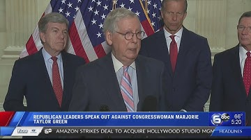 GOP leaders condemn Greene over Holocaust comments