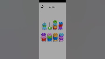 Hoop stack puzzle level 110