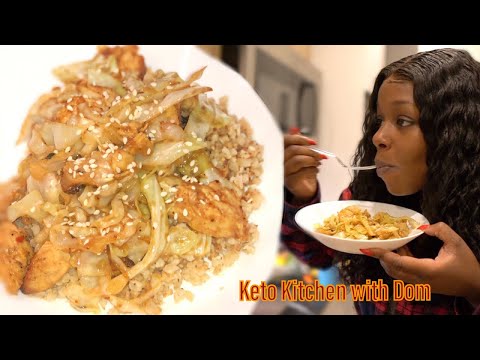 keto-kitchen-with-dom!-keto-hibachi-style-teriyaki-chicken-&-fried-rice-🍛-stubbs-sugarfree-marinade