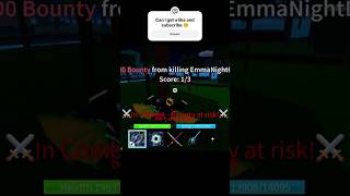 Running until I see bounty hunter in sea 1 #bloxfruits #foryou#foryoupage #elevenhopper #dhoom