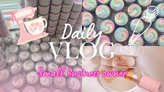 Day in my life as a body care business! Making whipped body butter | Behind the Scenes
