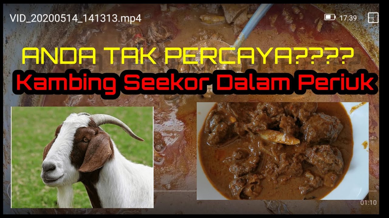 GULAI@KARI KAMBING SEKOR - YouTube