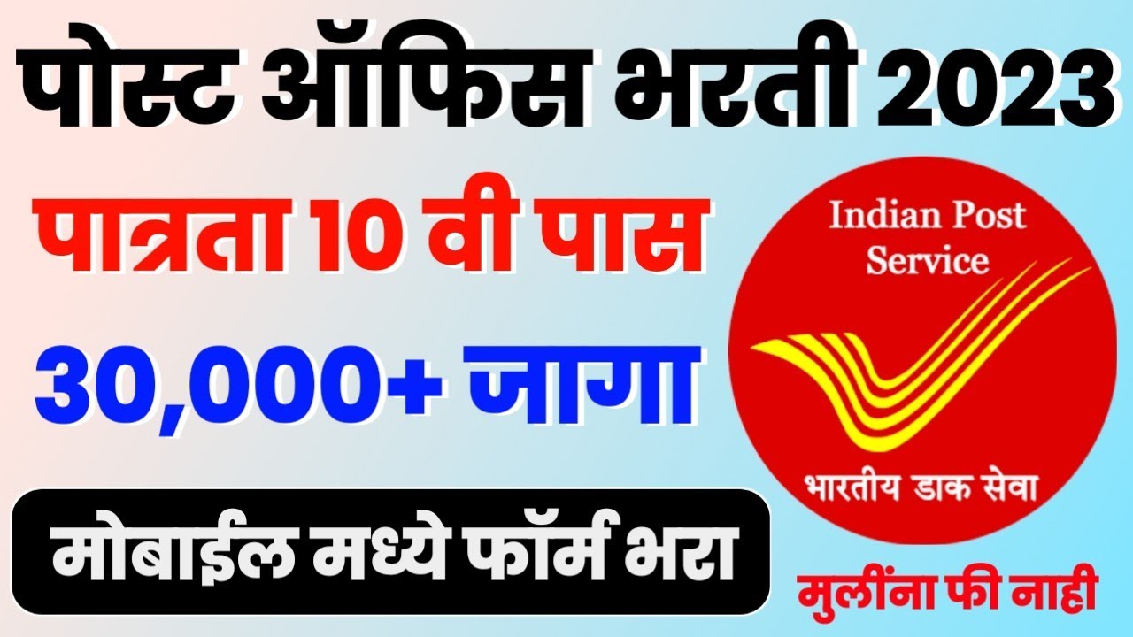 Post Office Bharti 2025 Application Date