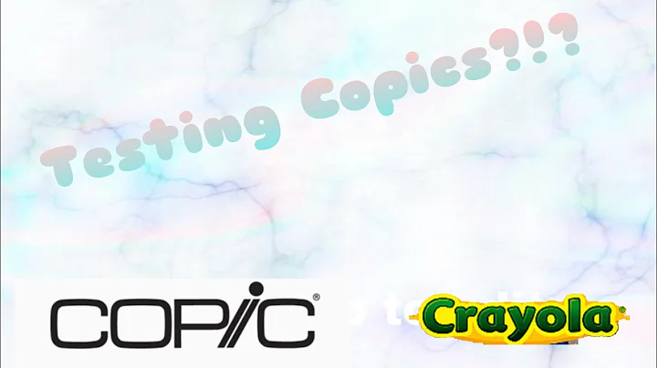 TRYING COPICS? | Crayola V. Copics | first time us...