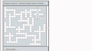 How to fill Crossword screenshot 1