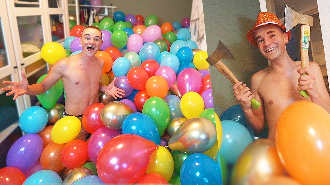 KAMER VULLEN MET 1000 BALLONNEN!