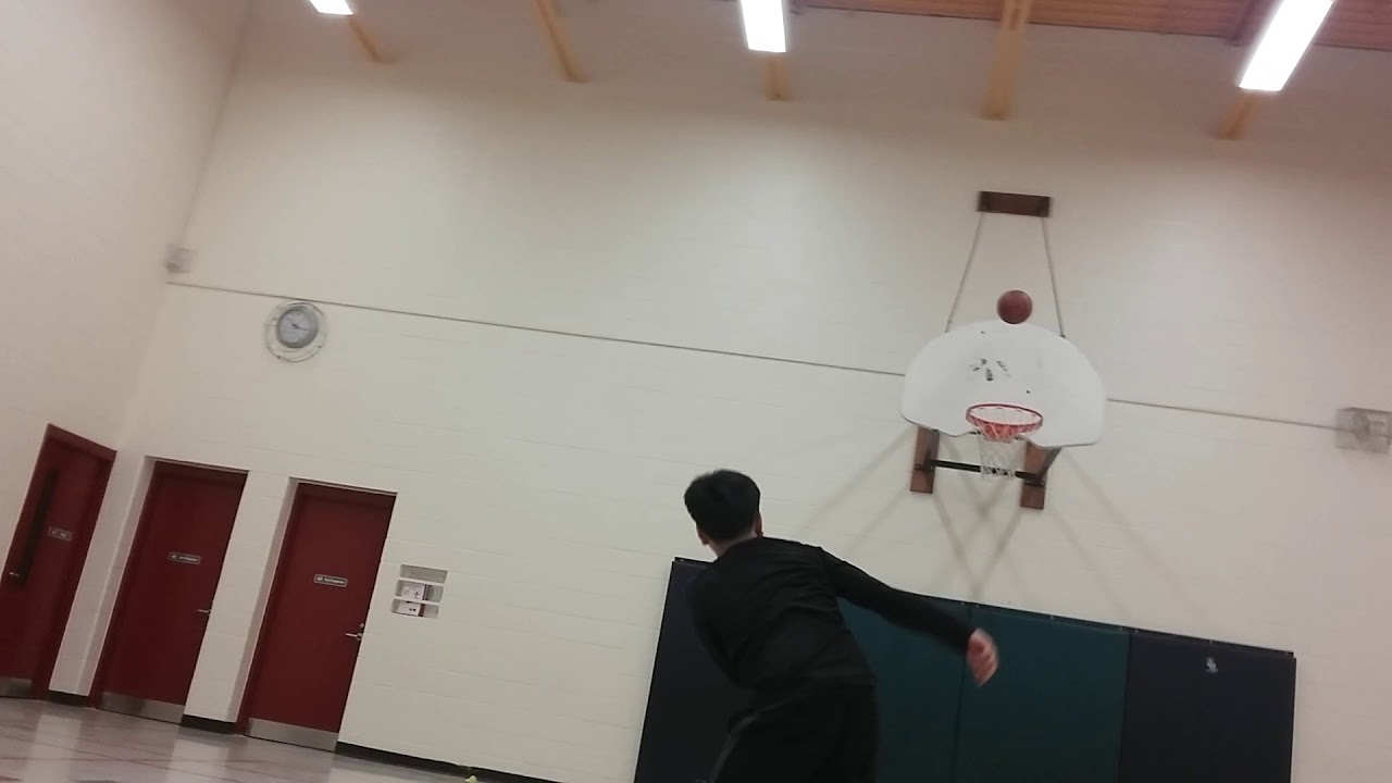 Half court basketball shot! YouTube