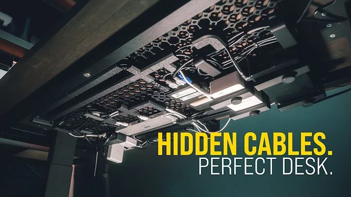 I Rebuilt My Desk: New Table, 3D Printed Cable Grid & Minimal Setup