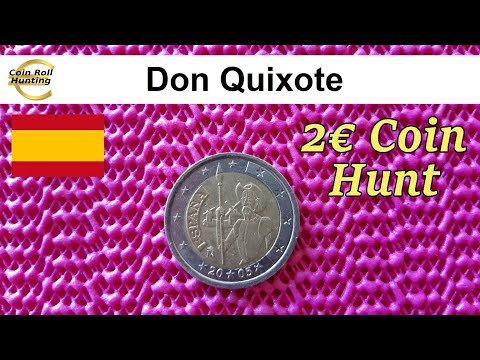 Don Quixote 2005 Spain 2 Euro Coin Roll Hunting 200 Euro 24NL