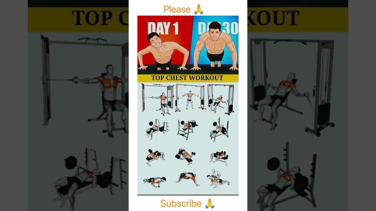 Top chest workout exercises 😄