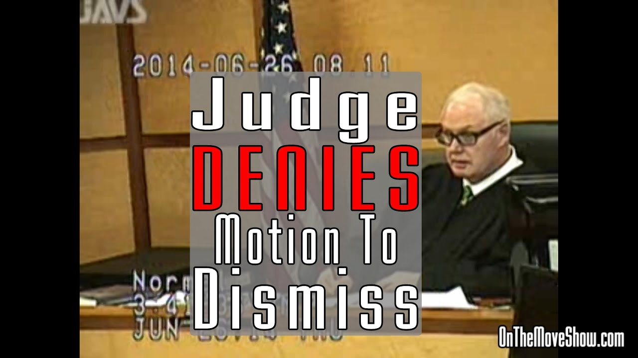 Judge Denies Motion To Dismiss! | Open Carry Trial PT #26 ...