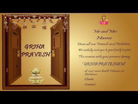 How To Design A House Warming Invitation Card In Photoshop In