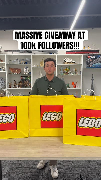 Massive giveaway coming at 100k followers!! Make sure to follow on Insta!! #lego #giveaway
