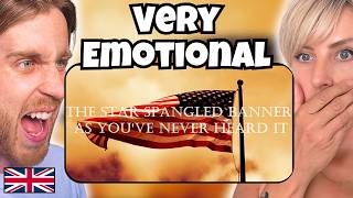 2 Brits SHOCKED by The Star Spangled Banner As You've Never Heard It! (EMOTIONAL!)