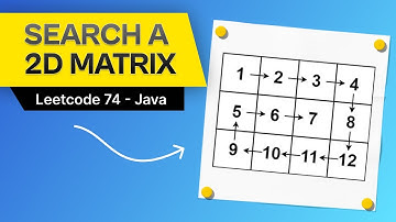 Search a 2D Matrix - Leetcode 74 - Java