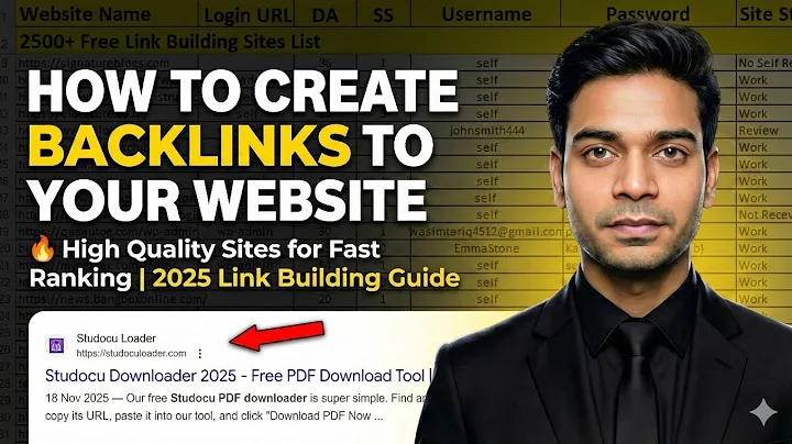 How to Create Backlinks to Your Website 🔥 High Quality Sites for Fast Ranking | Link Building 2025