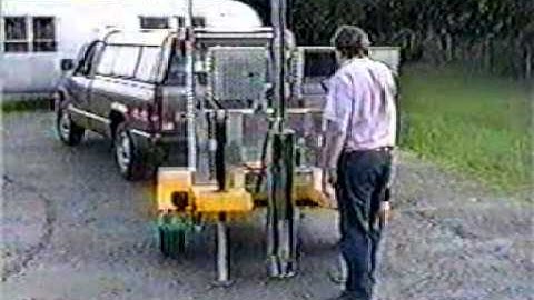Vertek Automated Dynamic Cone Penetrometer Enclosed Trailer in Operation
