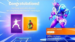Comment Monter Ses Niveaux Rapidement Et Debloquer Les Skins Saison 8 - le nouveau skin hybride au max sur fortnite emote et !   recompenses duration 10 49