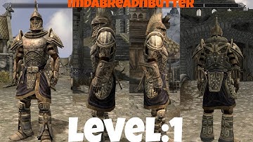 Skyrim remastered How to get Full Dwarven Armor At Level 1 !!!!!