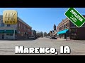 Driving Around Small Town Marengo, IA in 4k Video