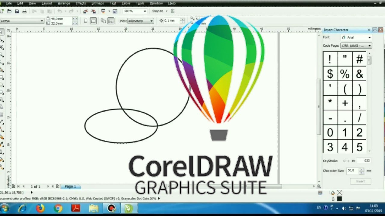 Tutorial Desain Grafis Kegunaan Tool (Corel Draw) - YouTube