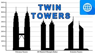 10 Tallest Twin Buildings in the World by OnTheWeb 380,285 views 7 years ago 3 minutes, 10 seconds