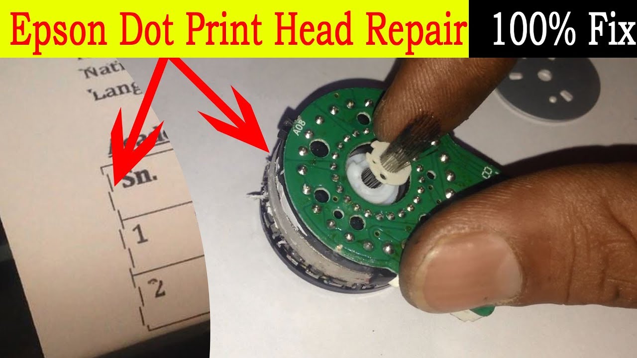 How To Repair Dot Matrix Printer