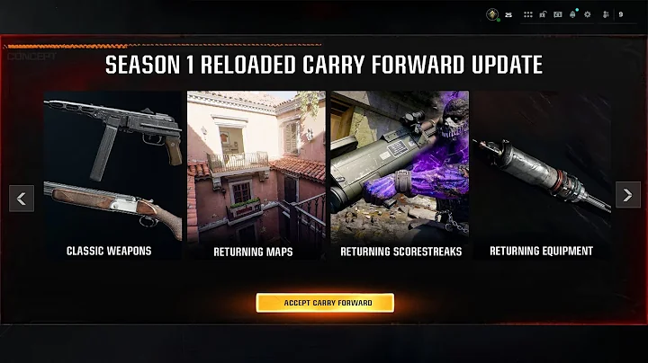 NEW Black Ops 7 Season 1 Reloaded Carry Forward Update!