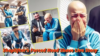 Haircut Stories - Shoplifter's Forced Head Shave Live Story  : headshave buzz cut bald