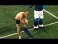 New Celtic boss Ronny Deila celebrates by doing push-ups in his underwear!