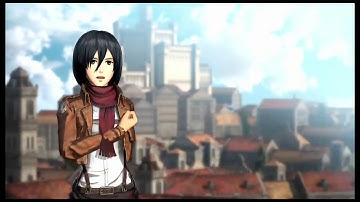 Attack on Titan 2 Another Mode as Mikasa