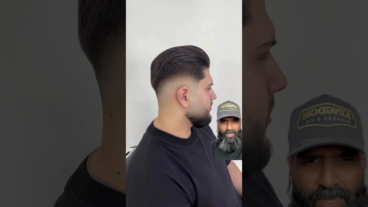 @r.b.barbershop and @robertbusee  on Insta - showing us how to do the pompadour haircut #barbergame