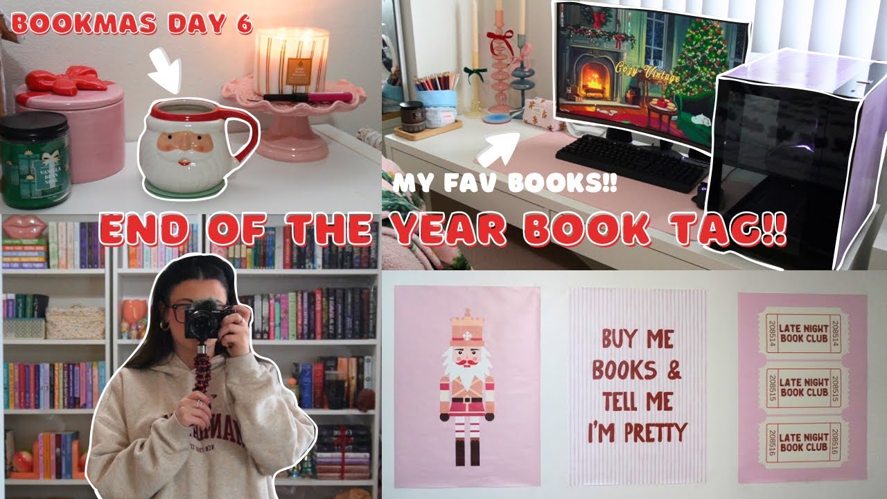 End of the year book tag!!⭐️📚Bookmas Day 6❄️✨