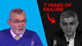 Sadiq Khan challenged on his failures by Andrew Boff