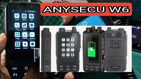 ANYSECU W6, NETWORK RADIO - REMOVE BATTERY ADD BELT CLIP
