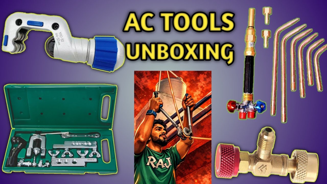 AC tools unboxing video || value tube cuter || irex flair tool || bigg ...