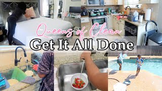 REAL LIFE GET IT ALL DONE | WHOLE HOUSE CLEANING MOTIVATION