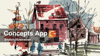 Concepts App / Sketch illustration screenshot 5