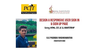 Web Programming I | Task 01 | eShop | 1st year | Java Institute | O.G Pasindu Madhuwantha