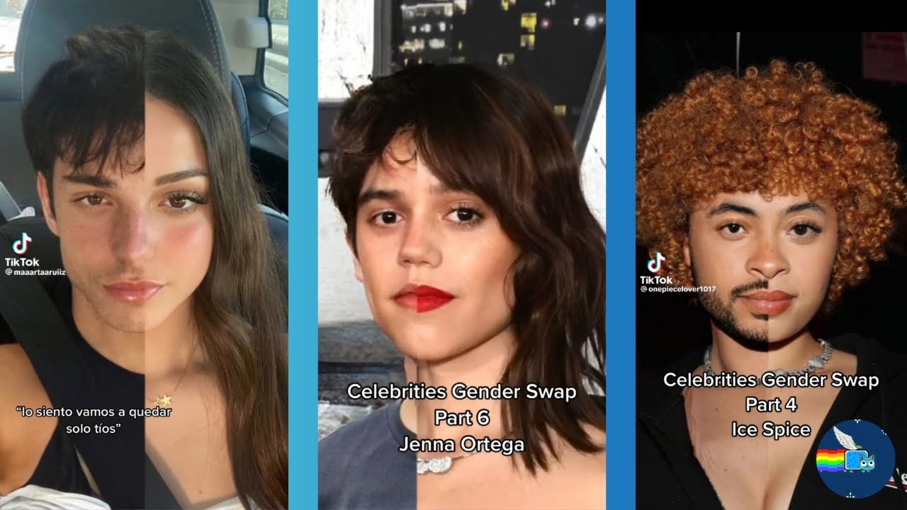 Gender swap filter trend - girls version part 2