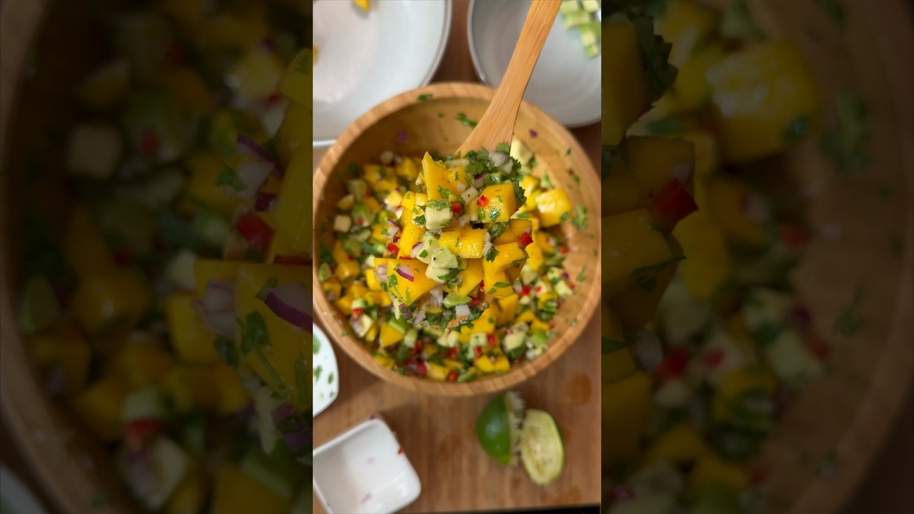 🥭 🥑 Fruchtig, frisch & cremig! Mango-Avocado-Salsa!