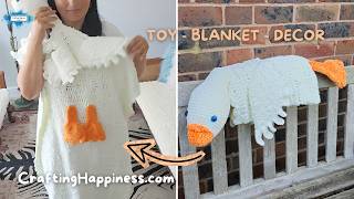 I Finally Perfected This 3in1 Goose Blanket Crochet Pattern!  - Pattern reveal