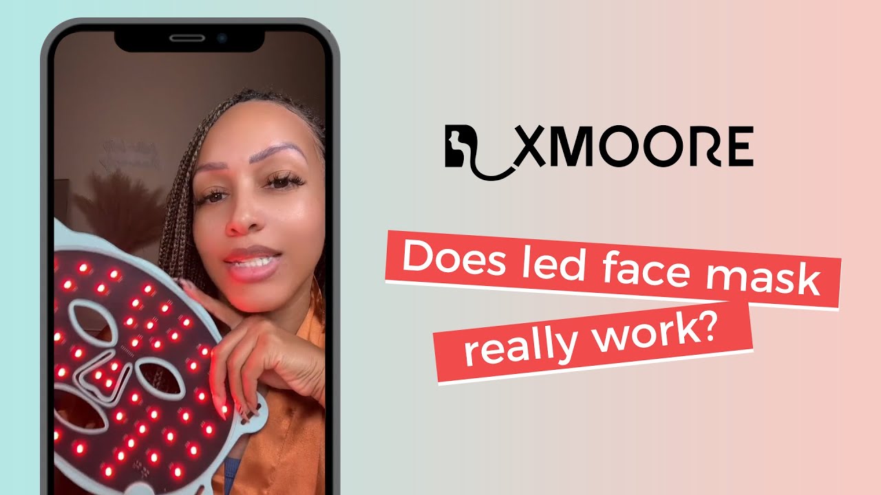 Does led face mask really work? |Rxmoore LED Face Mask Review