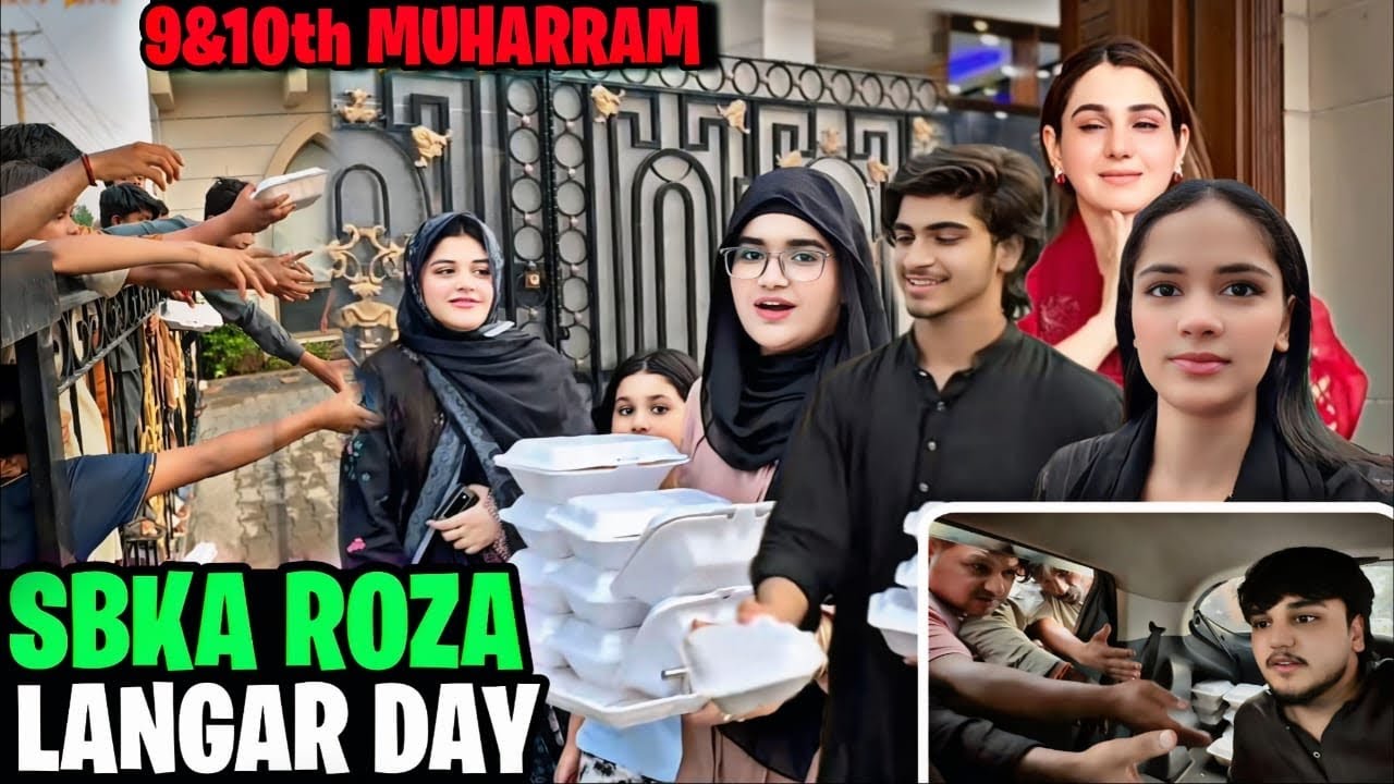 9TH & 10 MUHARRAM KINIYAZ BANTI // SUB NE ROZA BHI RAKHA // ALLAH QABOOL FARMAY